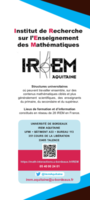Flyer Présentation IREM Aquitaine